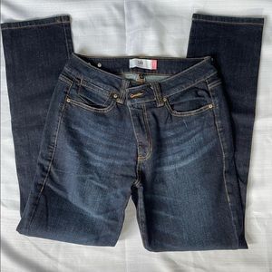 Cabi High Straight Dark Wash Jeans